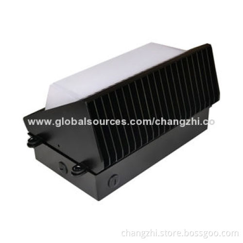 LED Wall Pack Light with 100W Power, 90-295V AC/127-417V DC Input Voltage Range